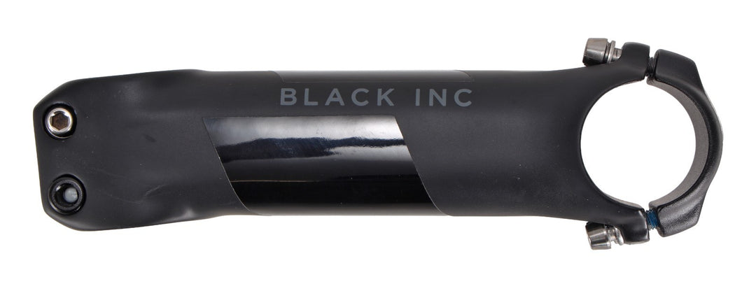 Black Inc Carbon Road Bike Stem 31.8 x 130mm 6º Black Gravel Titanium Hardware
