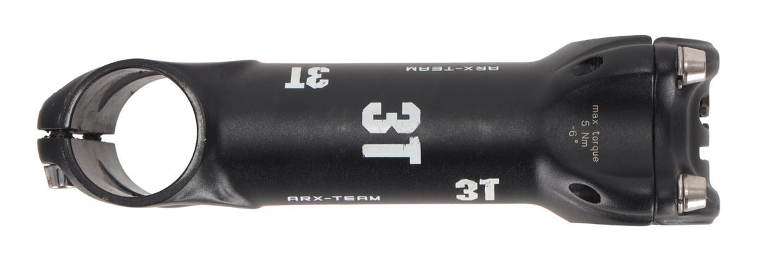 3T ARX Team Alloy Road Bike Stem 31.8x 110mm BLACK 6º Gravel 1 1/8" CX Race