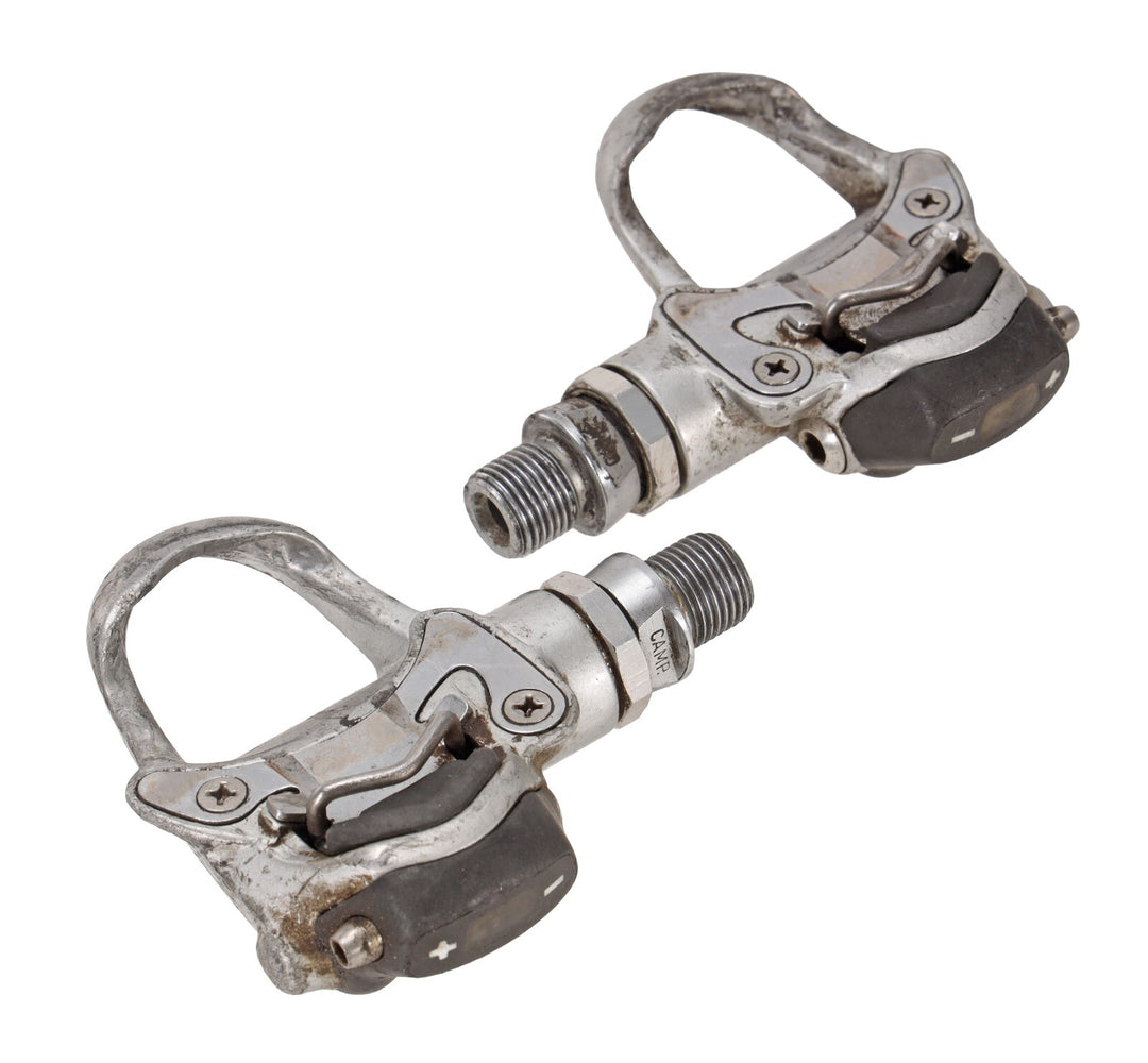Campagnolo Chorus Clipless Road Bike Pedals Silver Pro Fit Vintage Cycling Race