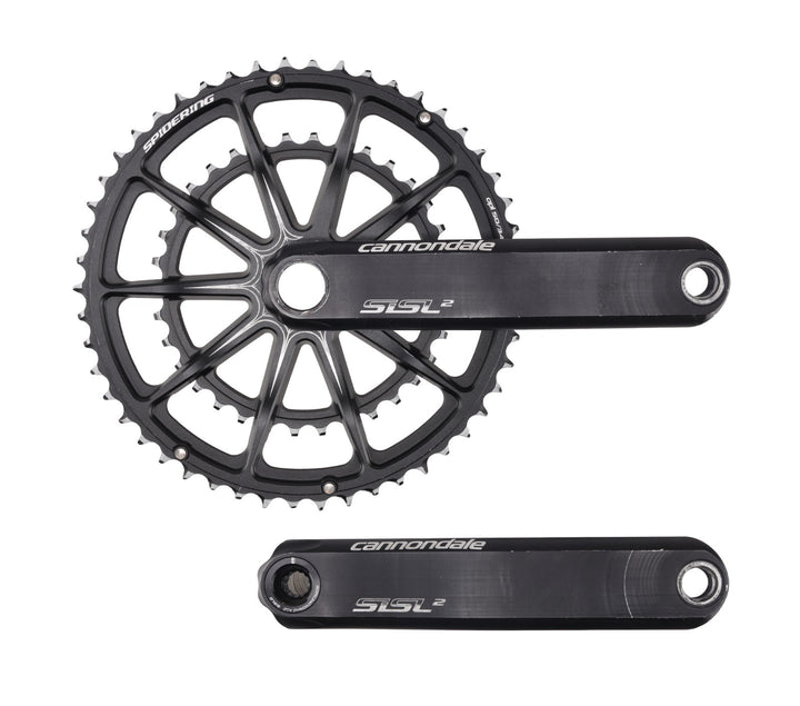 Cannondale Hollowgram SiSL2 2x 11 Spd Alloy Road Crankset 175mm 50/34T Spidering