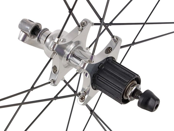 Shimano WH-6500 Alloy Clincher Road Wheelset 10 Spd 700c Rim Brake QR Aero