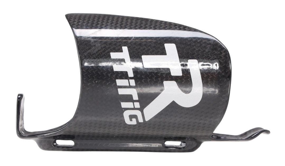 TriRig Kappa Carbon Fiber Triathlon TT Bike Water Bottle Cage Gloss Black 1 CAGE