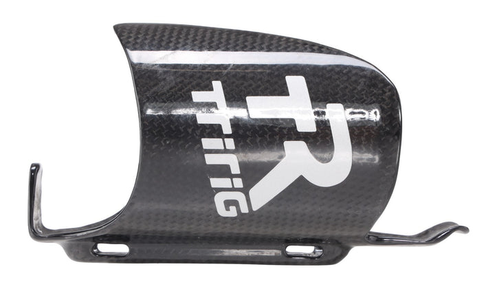 TriRig Kappa Carbon Fiber Triathlon TT Bike Water Bottle Cage Gloss Black 1 CAGE