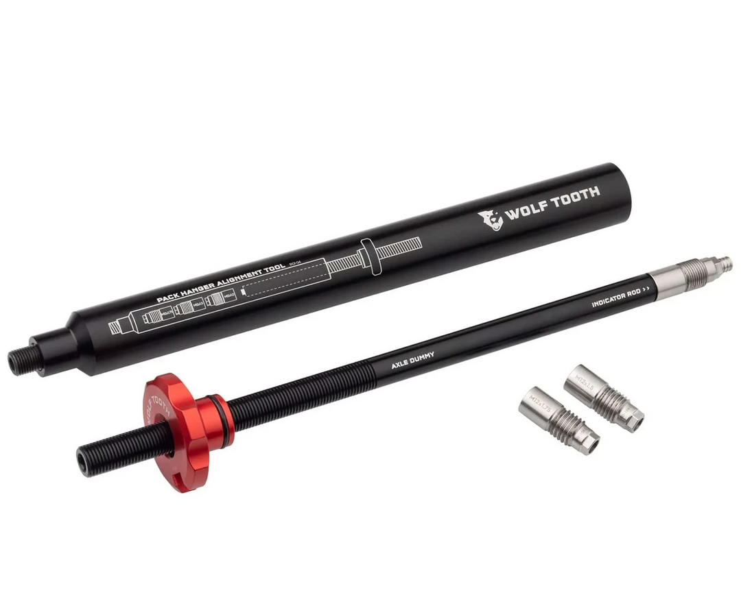 Wolf Tooth Pack Hanger Alignment Tool Bike Derailleur Quick Release & Thru Axle