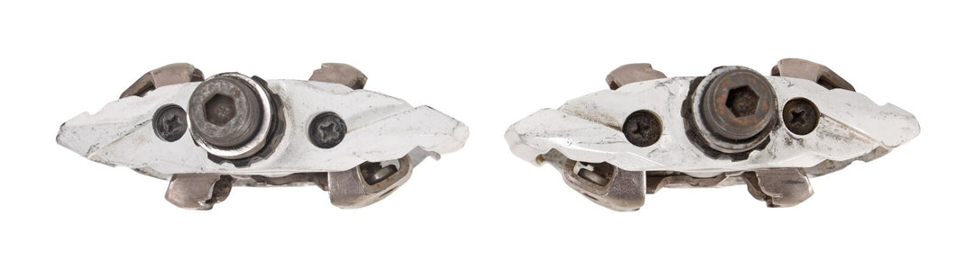 Shimano Deore PD-M530 SPD Clipless Trail Mountain Bike Pedals WHITE 9/16" MTB