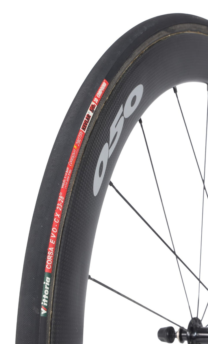 Zero Components 050/700 Carbon Disc Tubular TT Wheelset Shimano 10s 700c Rim QR