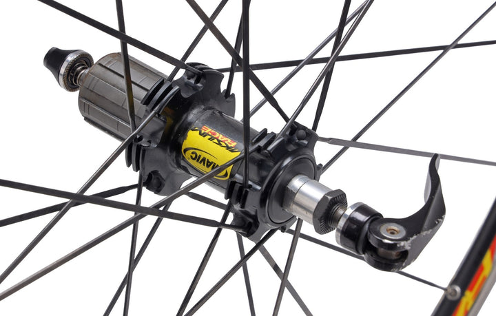 Mavic Aksium Race Alloy Clincher Road Bike Wheelset 700c Shimano 11 Spd Rim QR