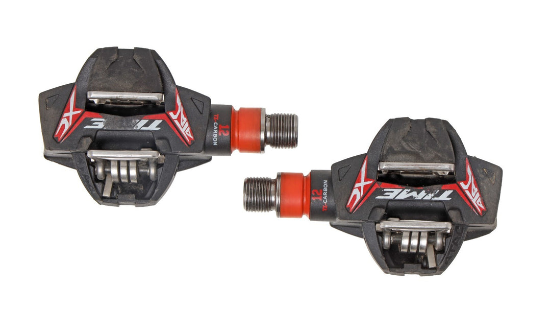 TIME ATAC XC12 Mountain Bike Clipless Pedals 2-Bolt Titanium Carbon Gravel Race