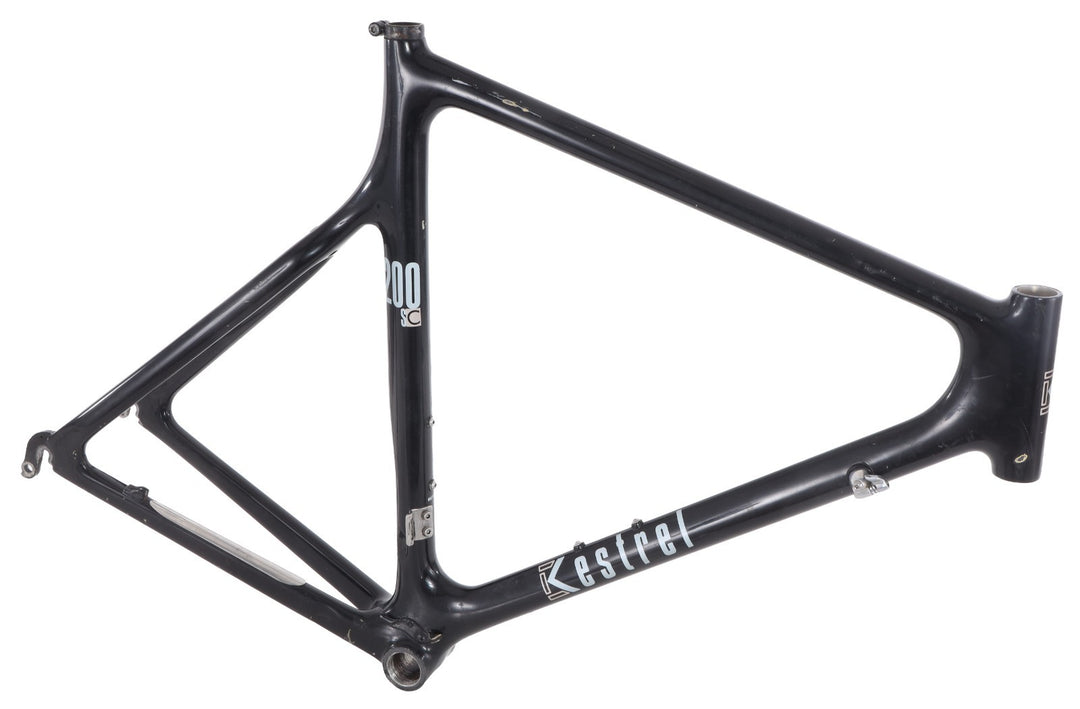 Kestrel 200 SC Carbon Road Bike Frameset 56cm Black USA Made Race Vintage 1990's