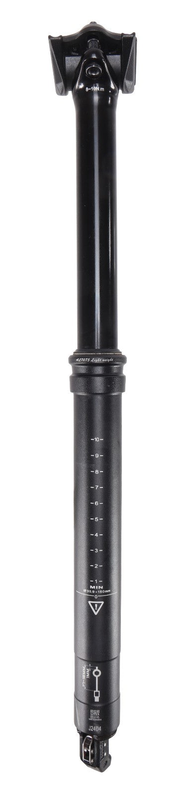 Unbranded Mountain Bike Dropper Seatpost BLACK 30.9 x 150mm XC Enduro MTB