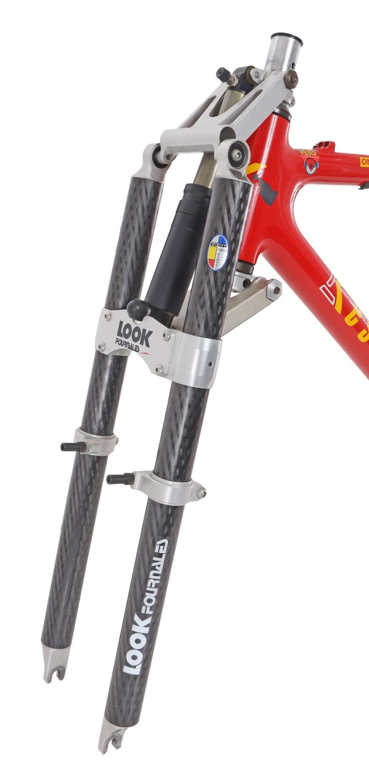 Kestrel CSX Graphite 26" MTB Frameset LG LOOK Fournales Carbon Fork 90's Vintage