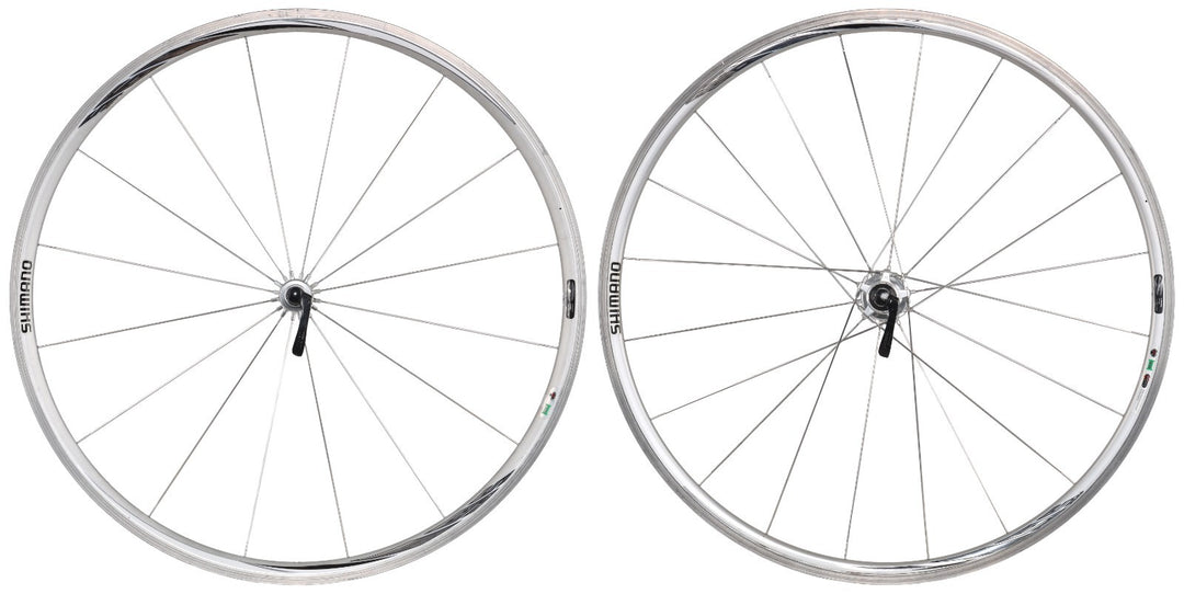Shimano 105 WH-6500 Alloy Clincher Road Wheelset 10 Spd 700c Rim Brake QR Aero