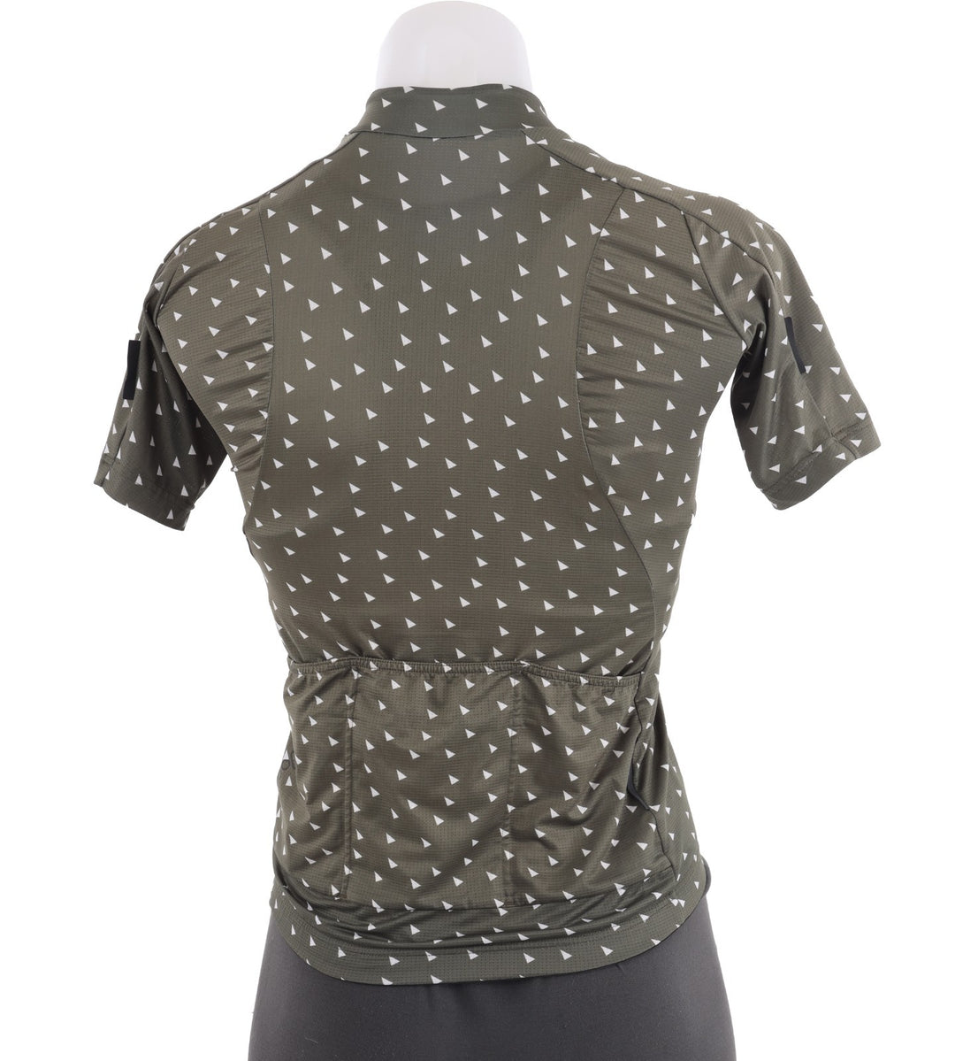 Velocio Triangles Ultralight Women Short Sleeve Jersey XS Green Road Gravel Race