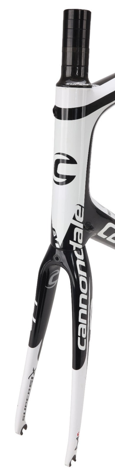 Cannondale SuperSix EVO Hi-MOD Carbon Road Frameset 63cm WHITE 700c Rim QR 2014