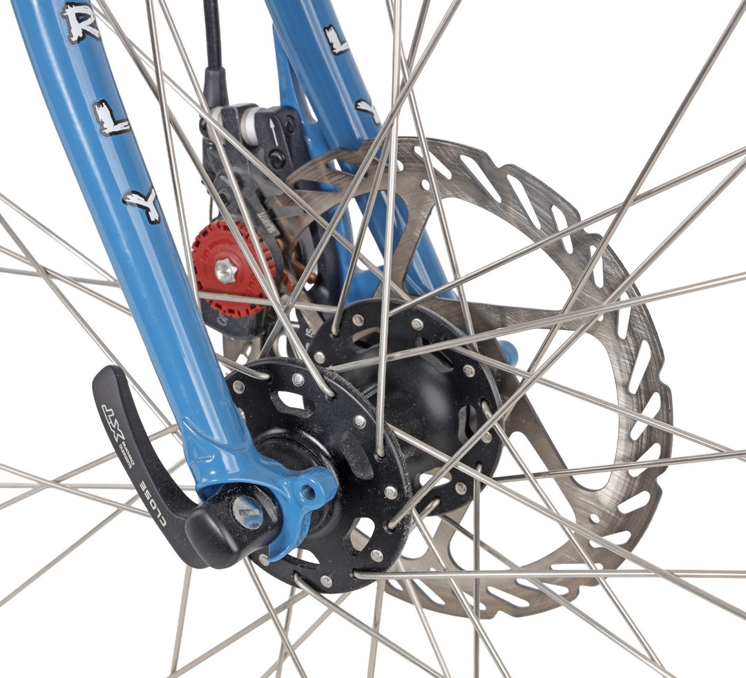 Surly Disc Trucker 3x 10 Sp Touring Bike 56cm BLUE 4130 Dura-Ace XT Sugino 2017