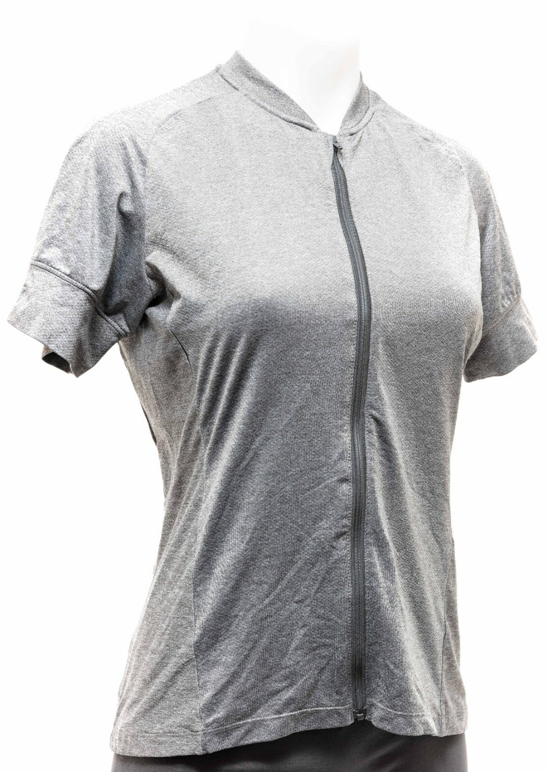 Giro Sport Design Short Sleeve Cycling Jersey Women MEDIUM Gray Road Bike Gravel