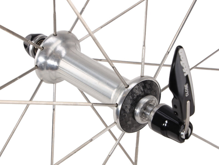 Zipp 404 Carbon Tubular Road Wheelset Shimano 10 Spd 700c Rim Brake QR USA Made