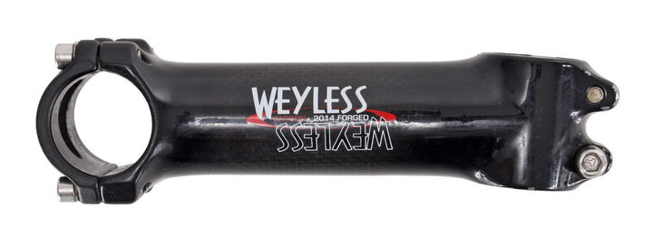 Weyless Carbon Road Bike Stem 31.8 x 130mm 6º Black 1-1/8"