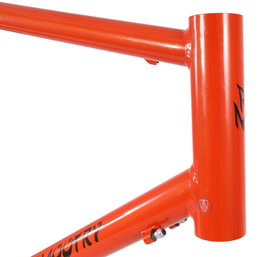 Primus Mootry Alloy Road Bike Frame 56cm ORANGE 700c QR Rim Brake Made In USA