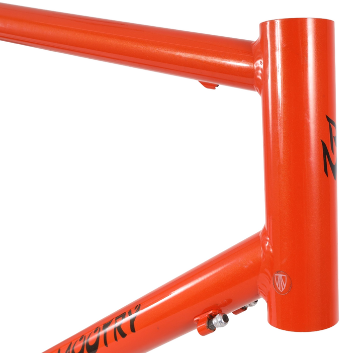 Primus Mootry Alloy Road Bike Frame 56cm ORANGE 700c QR Rim Brake Made In USA