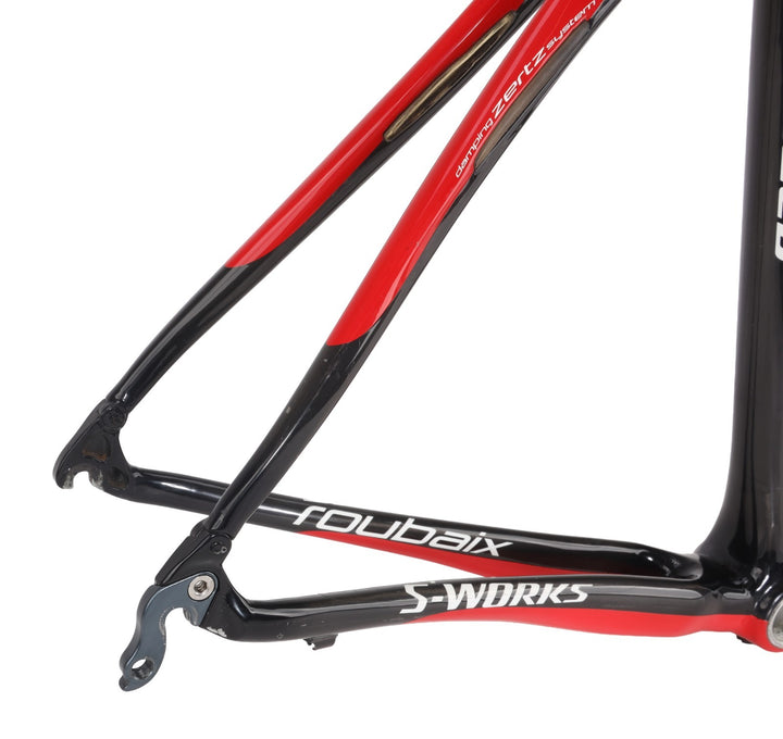 Specialized S-Works Roubaix Carbon Road Bike Frameset 58cm RED 700c QR Rim 2006