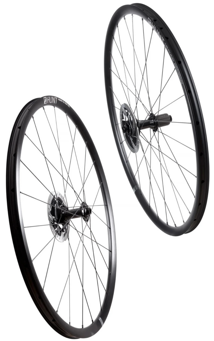 HUNT 4 Season All-Road Disc Alloy Gravel Wheelset Tubeless CL Shimano 11 Sp 700c