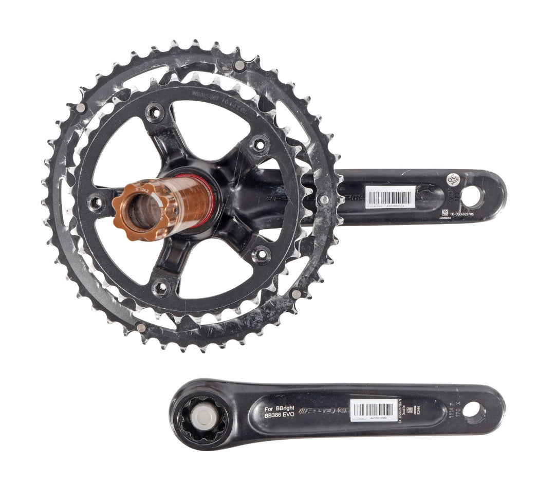 FSA Gossamer Alloy 2x 11 Speed Road Bike Crankset 170mm 46/36T 110 BCD CX Gravel