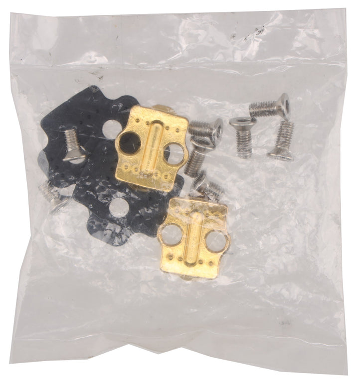 crankbrothers Eggbeater 4Ti Clipless Mountain Bike Pedals GOLD 2 Bolt NEW Cleats