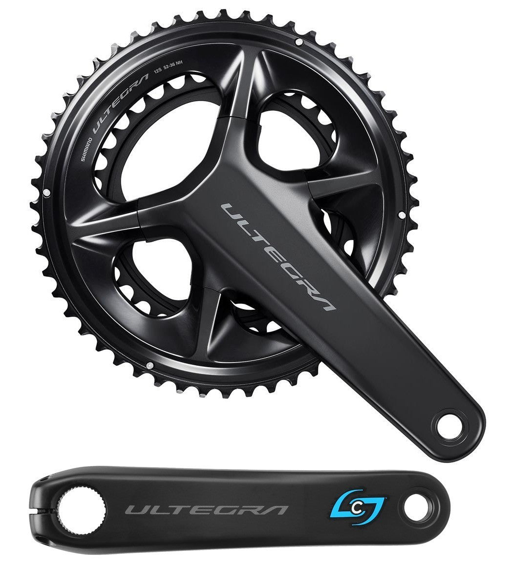 Shimano Ultegra 2x12s FC-R8100 Stages G3 Left Side Power 52/36T Crankset 172.5mm