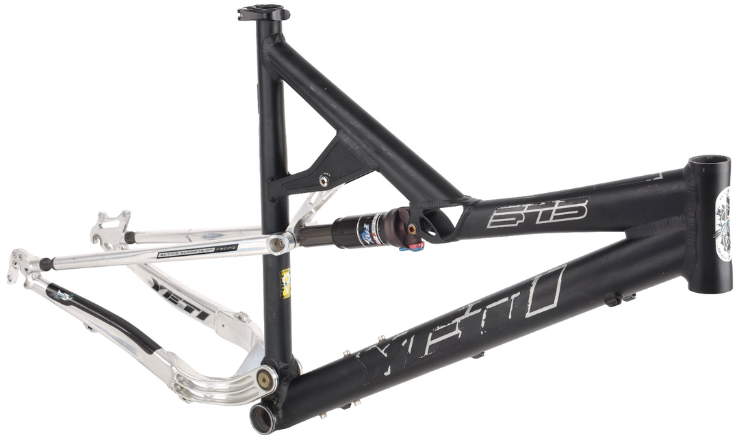 Yeti 575 AS-R Long Travel 26" Alloy Mountain Bike Frameset LARGE Black Fox 2005