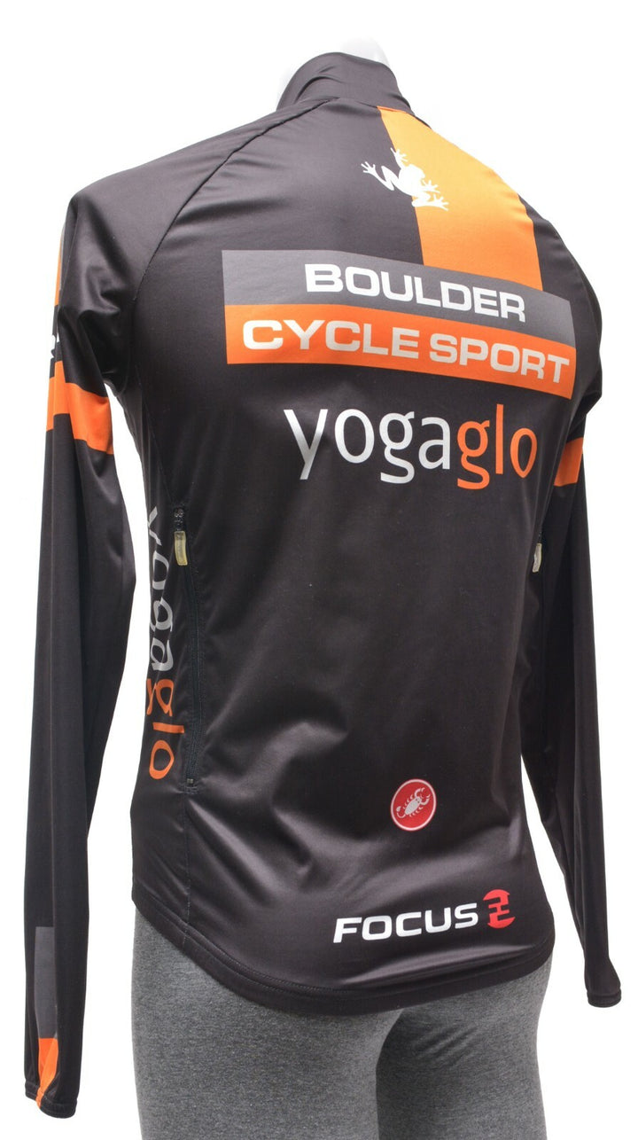 Castelli Espresso Softshell Thermal Wind Cycle Jacket Men XS Boulder Cycle Sport