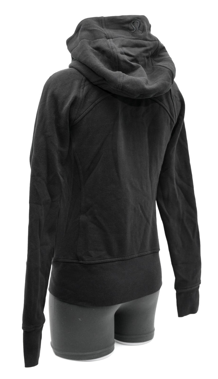 Lululemon Scuba Trek Pro Cycling Long Sleeve Women Hoodie SIZE 4 Black Lifestyle