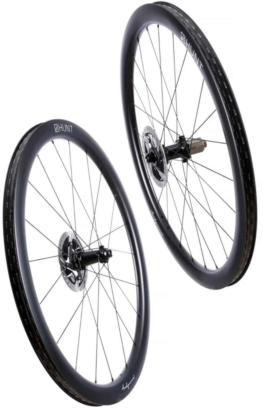 HUNT 44 Aerodynamicist Carbon CL Disc Tubeless Road Wheelset 11s 700c EZO Sprint
