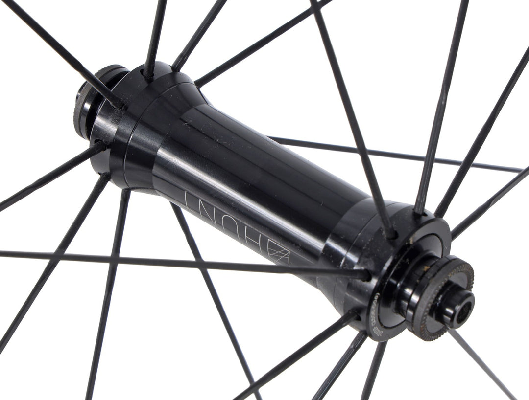 HUNT Race Aero Wide Alloy Road Wheelset Tubeless Shimano 11s 700c QR Rim Brake