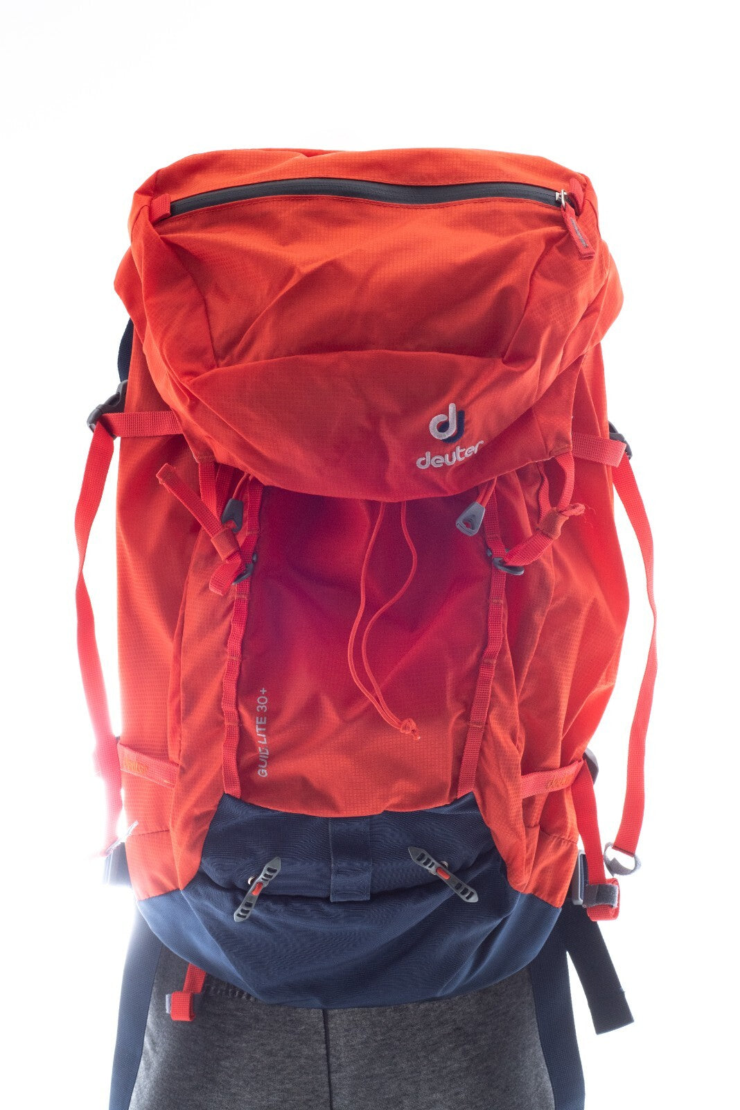 Deuter Guide Lite 30+ Mountaineering Backpack Cycling Commuter Pack Papaya-Navy