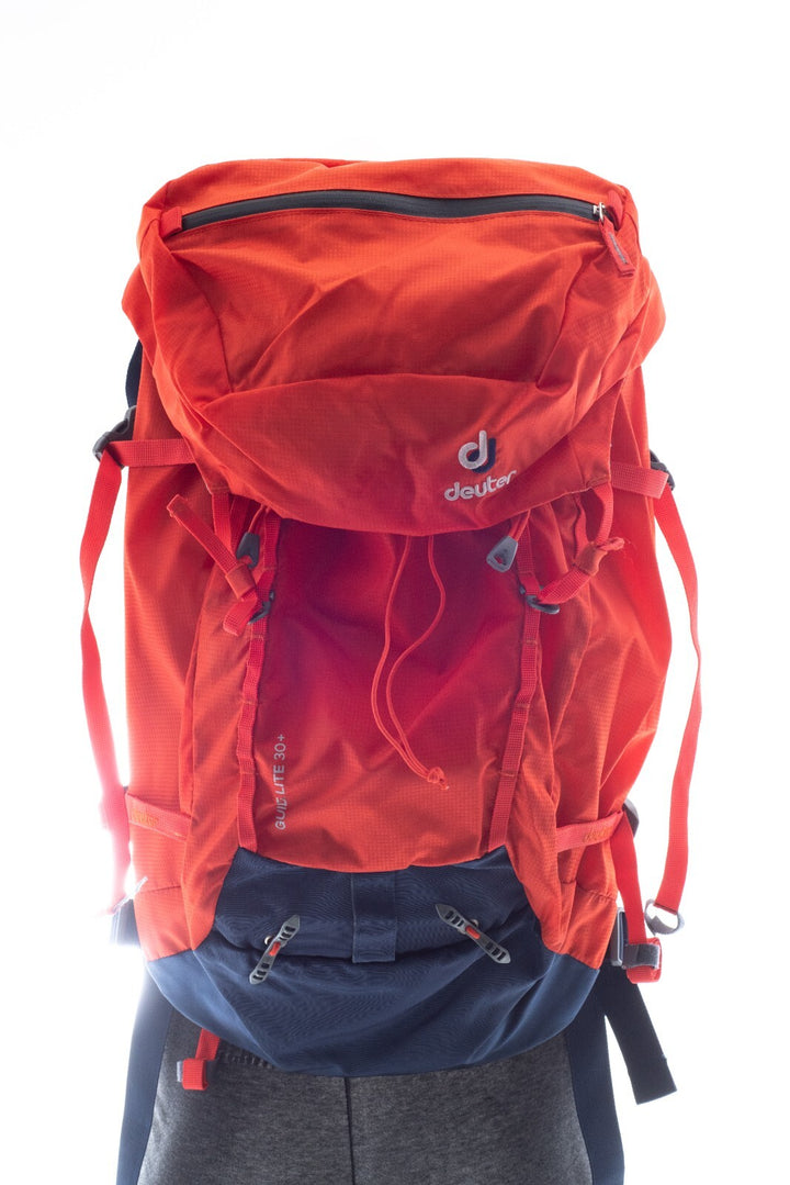 Deuter Guide Lite 30+ Mountaineering Backpack Cycling Commuter Pack Papaya-Navy