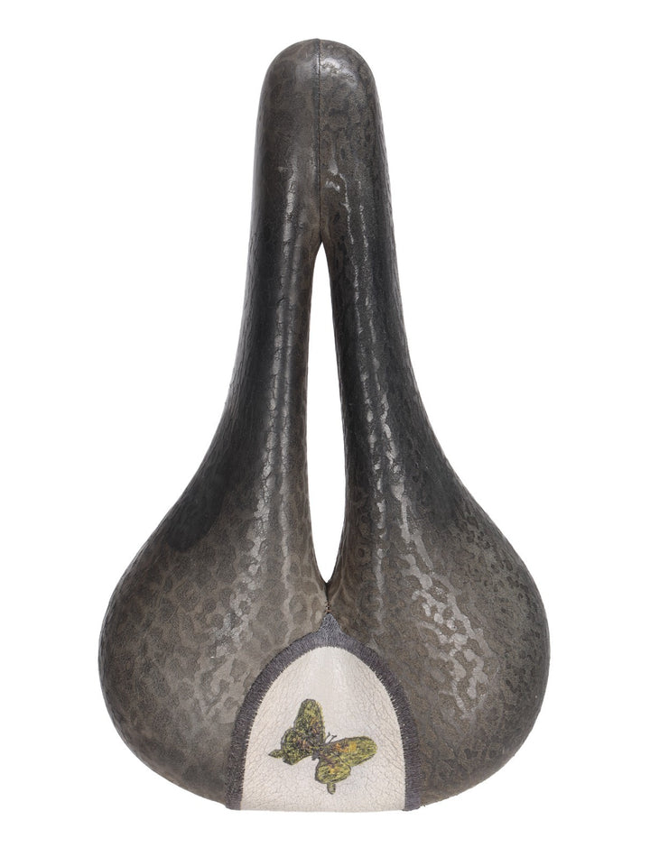 Terry Butterfly Ti Women Road Mountain Bike Saddle 152mm 7 x 7mm Black Leopard
