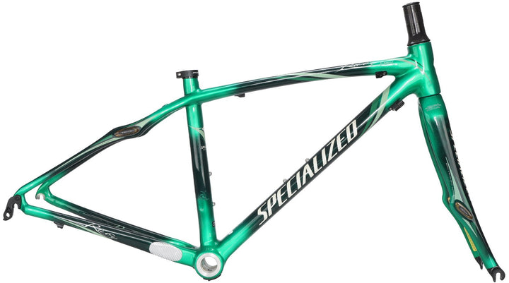 Specialized Ruby Expert Women Carbon Road Bike Frameset 44cm GREEN 700c QR 2009