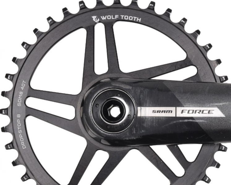 SRAM Force DUB AXS D2 12s Carbon Gravel Bike Crankset 172.5mm w/Wolf Tooth 40T