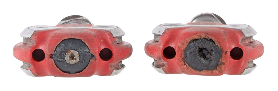 Speedplay Zero Clipless Road Bike Pedals RED 53mm Stainless 4 Bolt Tri Race CX