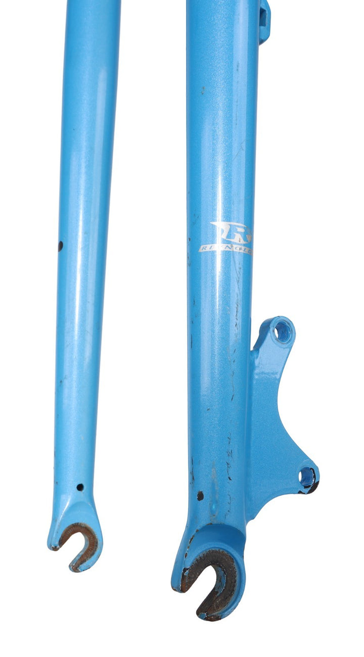 Niner Reynolds Steel Mtn Bike Fork 29" Disc 1 1/8" Straight BLUE 9x 100mm QR MTB
