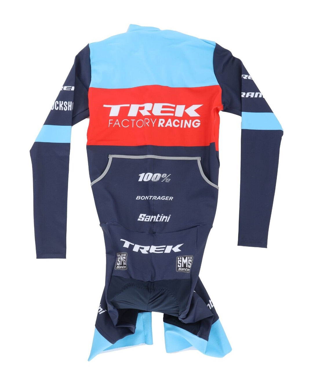 Santini Trek Factory Racing Pro Team Issue Long Sleeve Skinsuit XS Road Bike MTB