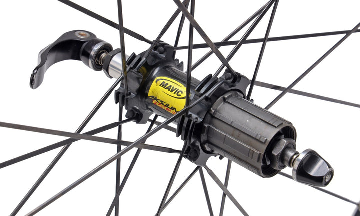 Mavic Aksium Race Alloy Clincher Road Bike Wheelset 700c Shimano 11 Spd Rim QR