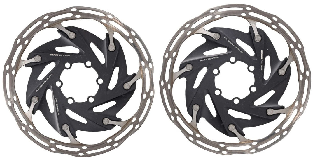 SRAM CenterLine CLX-R Gravel Bike Disc Brake Rotors PAIR 160mm 6 Bolt Road Race