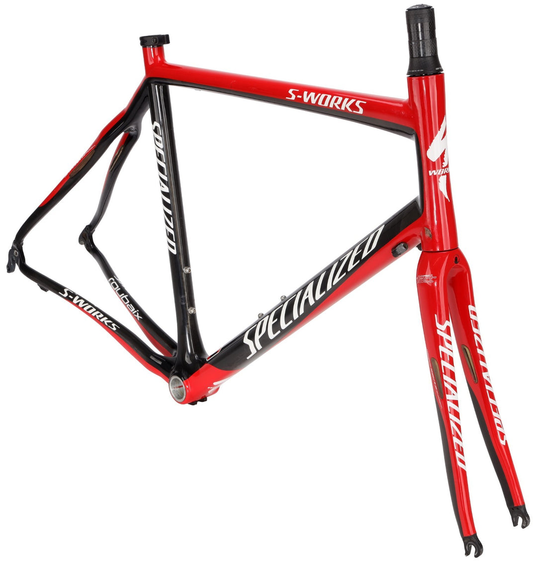 Specialized S-Works Roubaix Carbon Road Bike Frameset 58cm RED 700c QR Rim 2006