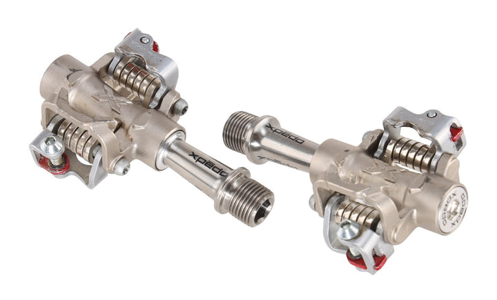 Xpedo M-FORCE 8 Titanium Mountain Bike Pedals w/ Cleats Shimano SPD Gravel