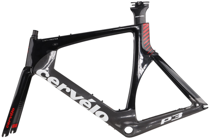 Cervelo P3 Carbon Aero Time Trial Bike Frameset 58cm BLACK/GREY 700c Rim QR 2018