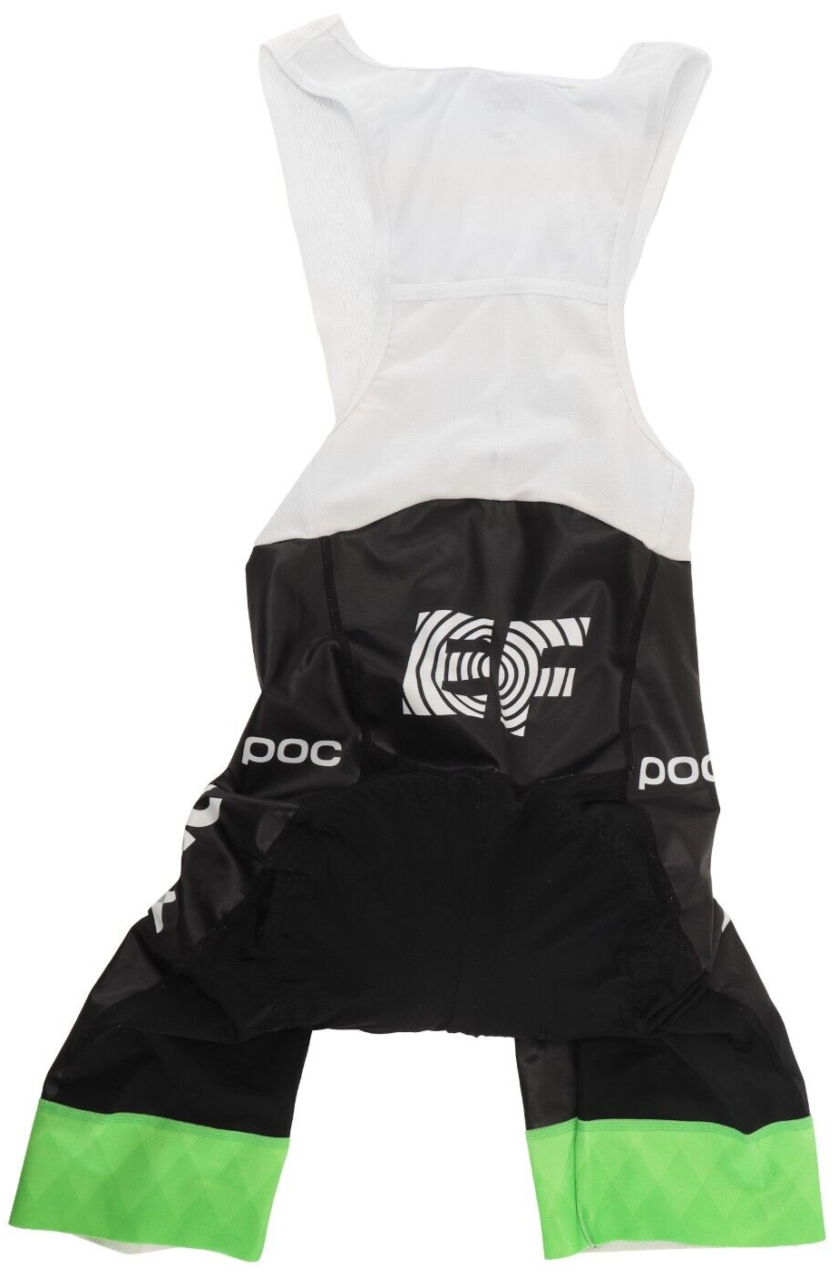 POC EF Education First Drapac Pro Cycling Race Bib Shorts Men SIZE 2 Long Black