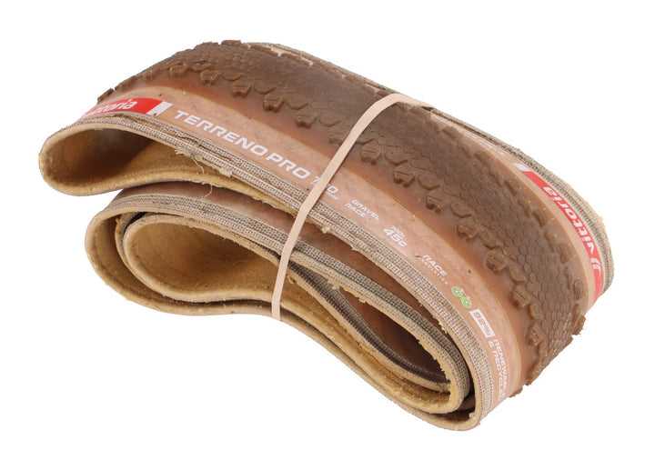 Vittoria Terreno Pro T50 Mixed Gravel Race Tubeless Bike Tire 700 x 45c Brown