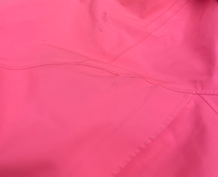 Rapha Education First Commuter Bike Hooded Rain Jacket Women MEDIUM Hi-Viz Pink